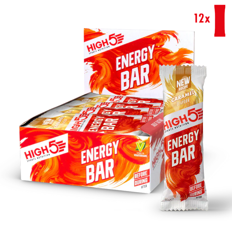 High5 Energibar Karamel (12 x 55g) Datovare