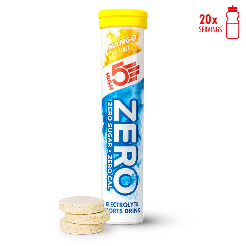 High5 Elektrolyttabs ZERO Mango (20 tabs) Datovare