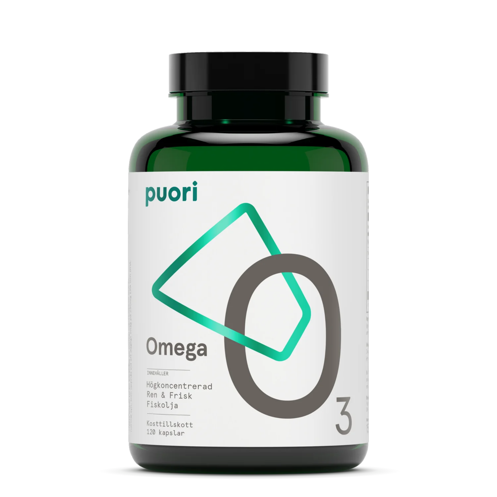 Puori Omega-3 Fiskeolie O3 (180 kapsler)