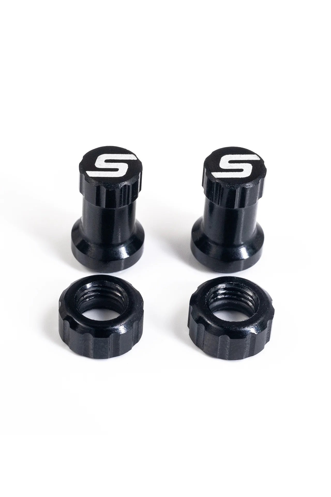 STAN'S TUBELESS VALVE COLOR KIT, BLACK