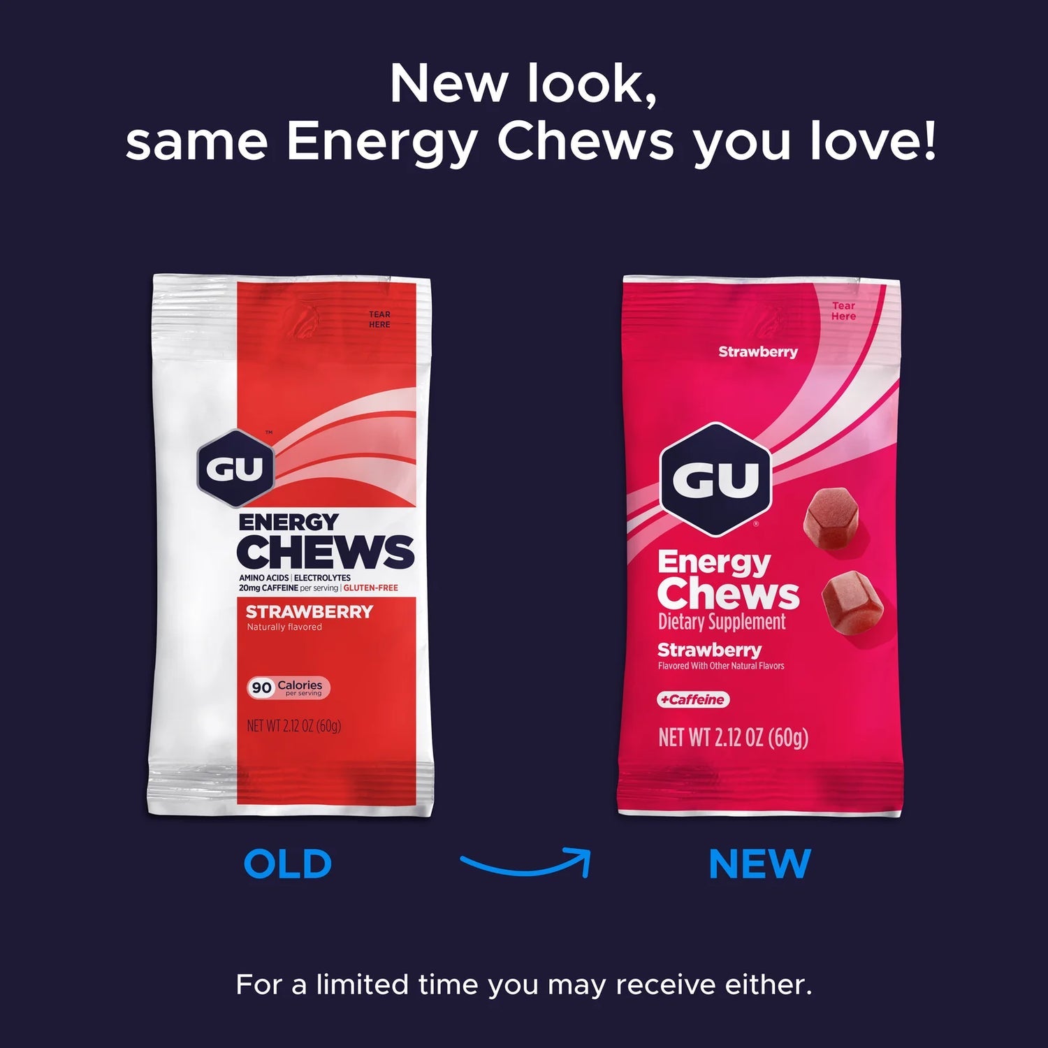 GU Energy Chews Lemonade (60g)