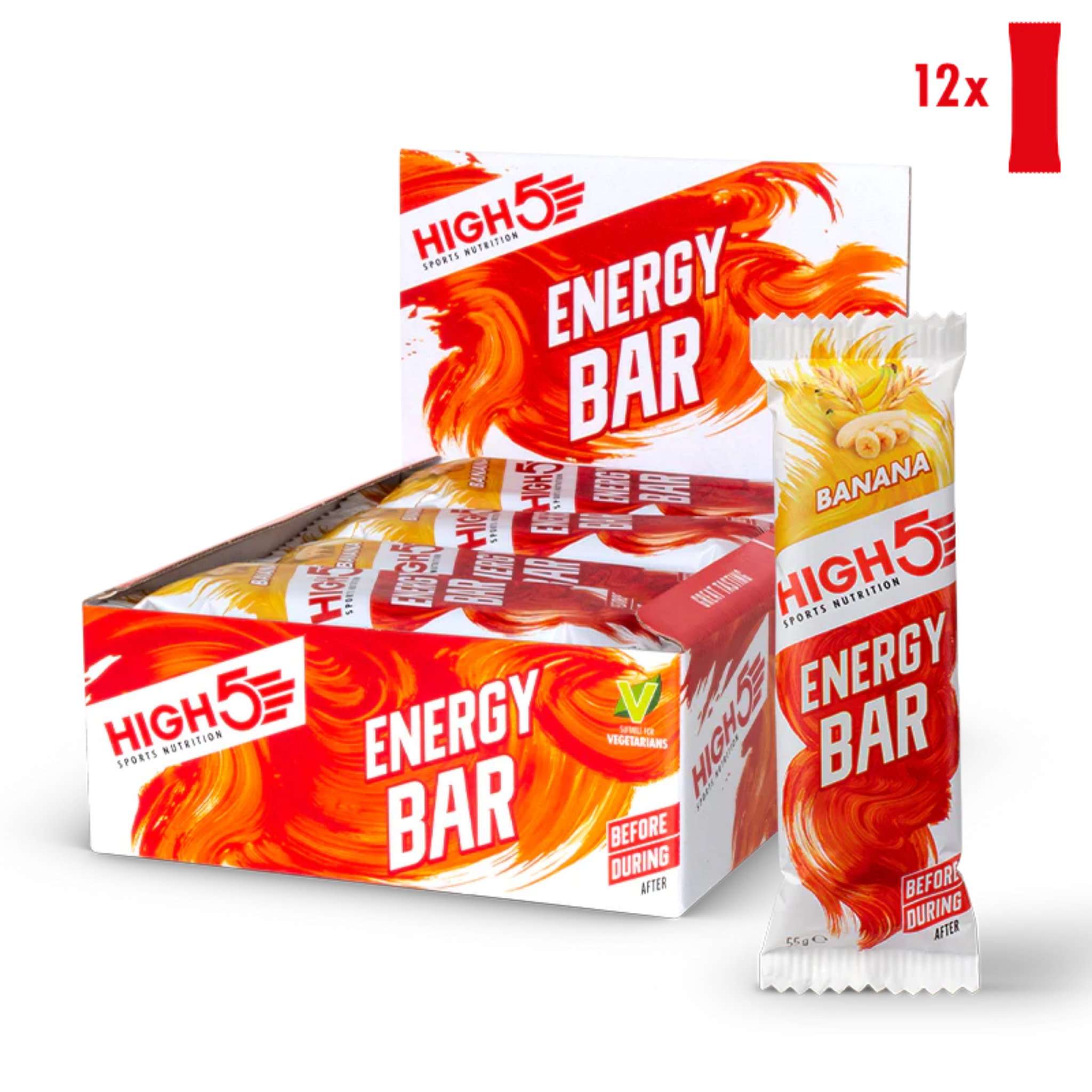 High5 Energibar Banana (12 x 55g) Datovare