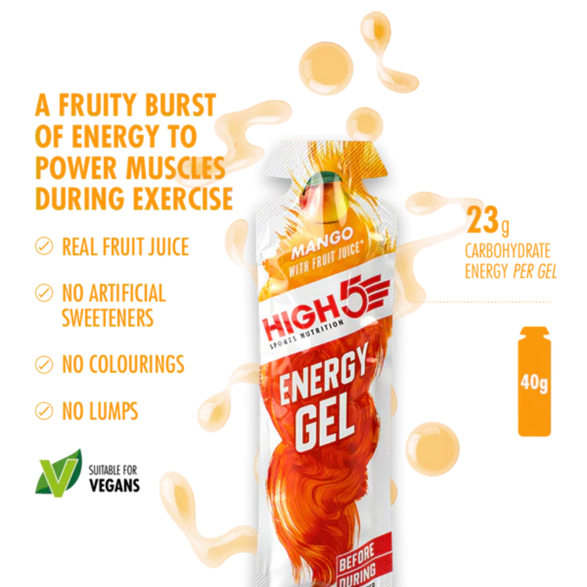 High5 Energigel Mango 40 g