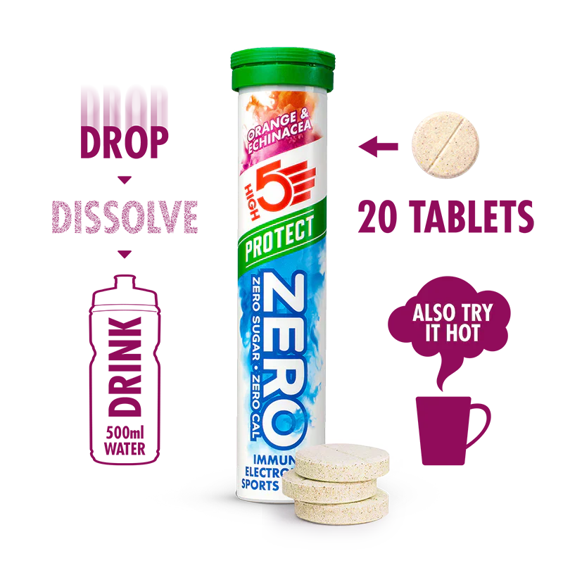High5 ZERO Elektrolyttabs Orange & Echinacea (20 tabs)