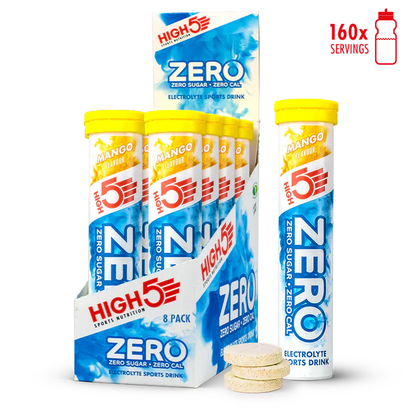 High5 Elektrolyttabs ZERO Mango (8x20 tabs) Datovare