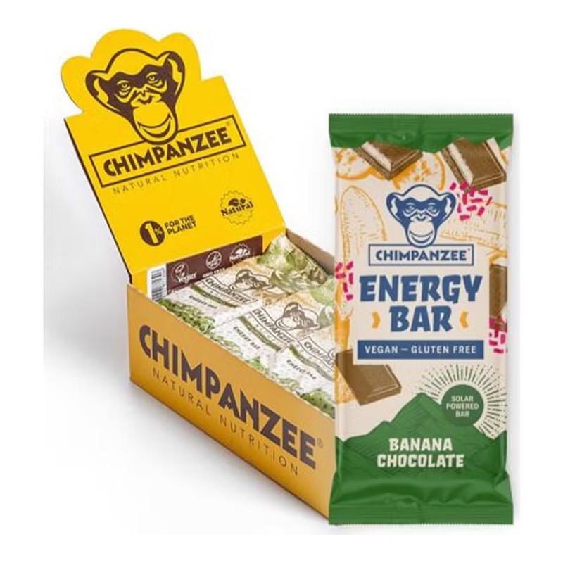 Chimpanzee Energibar Banana & Chocolate 55 g (15 stk.)