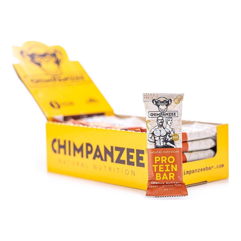 Chimpanzee Økologisk proteinbar Peanut Butter 45 g (20 stk.)