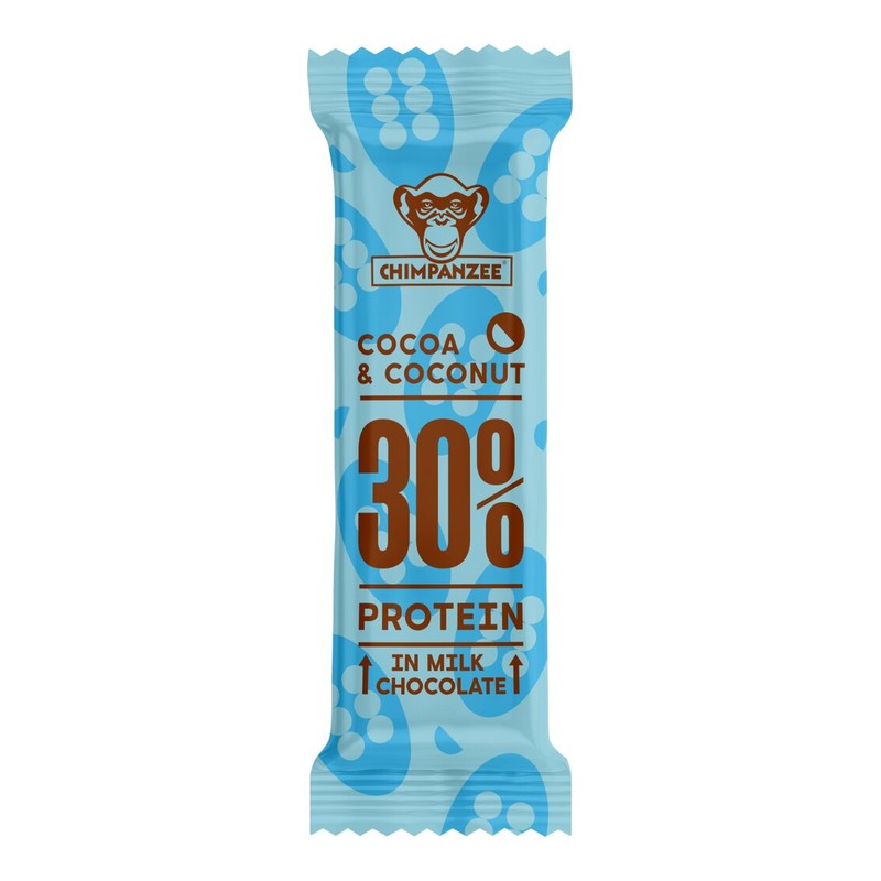 Chimpanzee Proteinbar 30% Cocoa & Coconut 50 g (20 stk.)