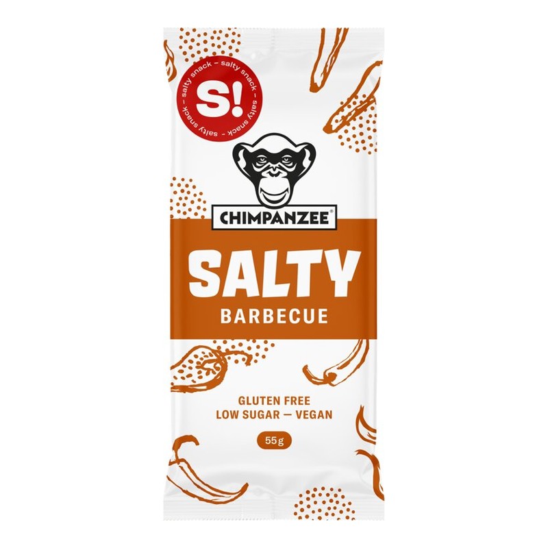 Chimpanzee Salty Bar Barbecue 55 g (15 stk.)