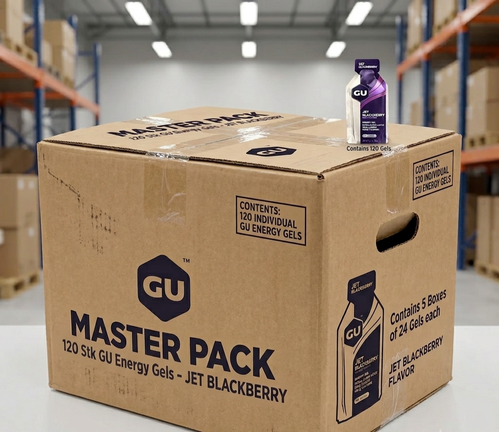 GU Energy Energigel Jet Blackberry med koffein 120x32g Datovare