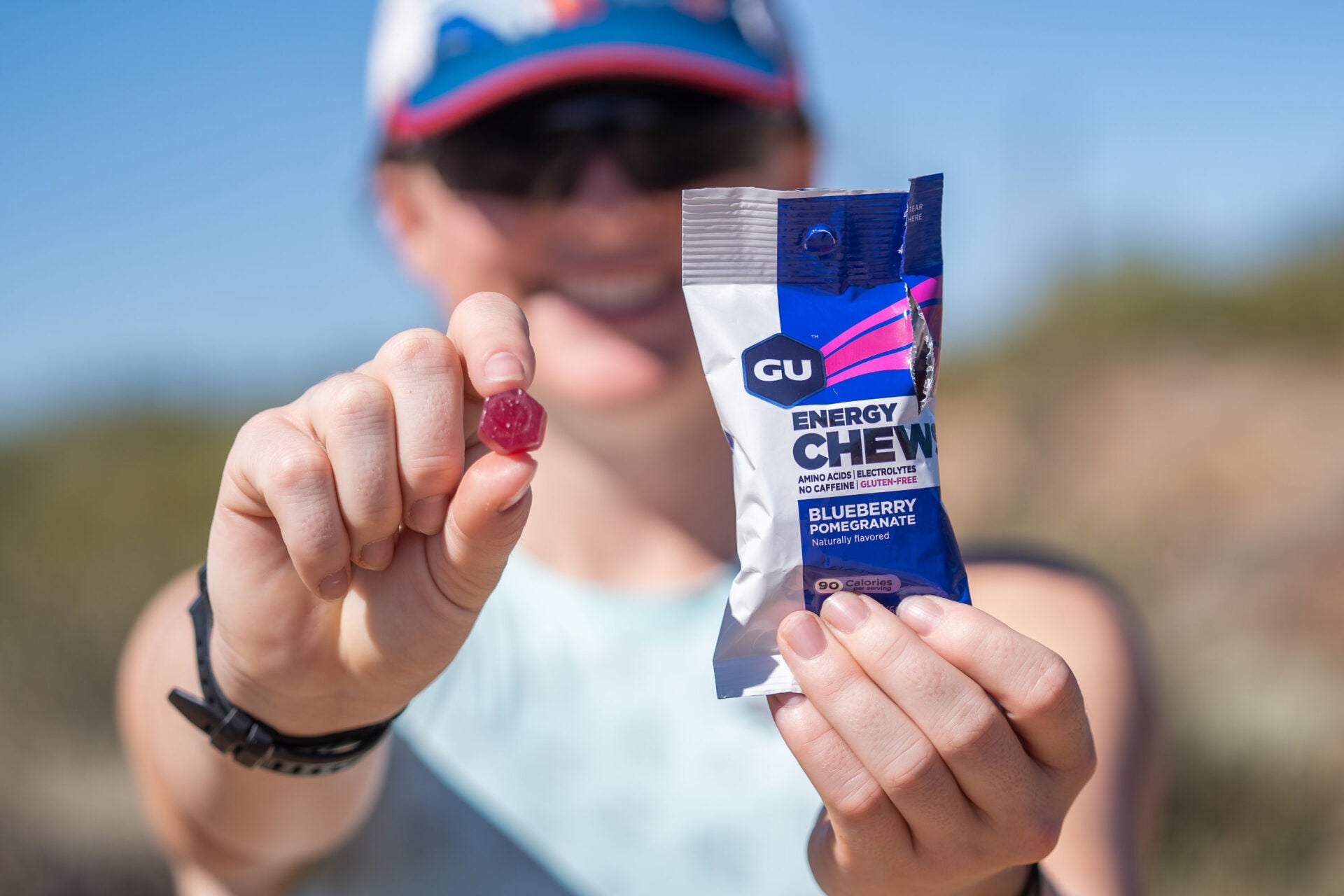GU Energy Chews Blue Pom 60g - DATOVARE