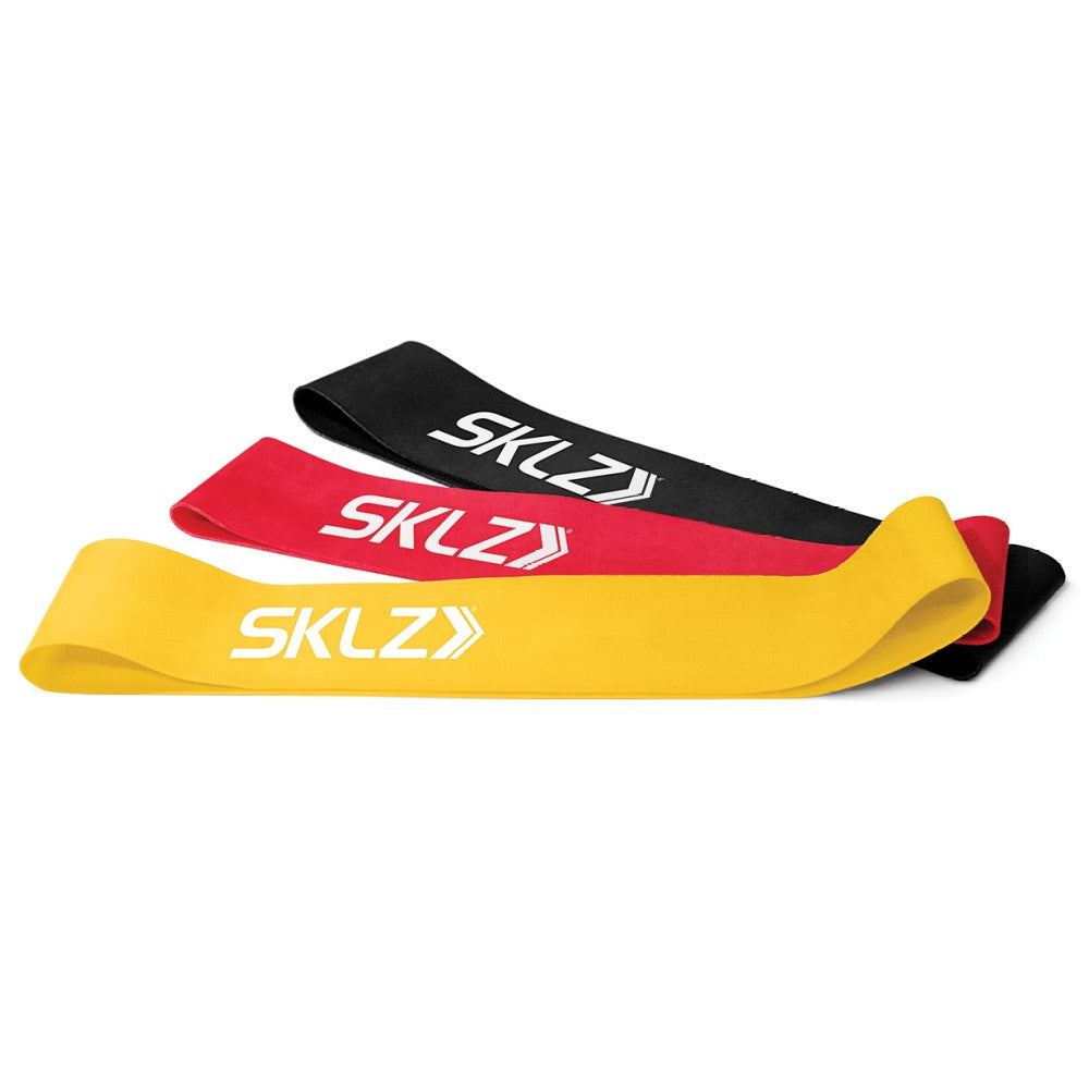 SKLZ Mini Bands træningselastikker i forskellige farver