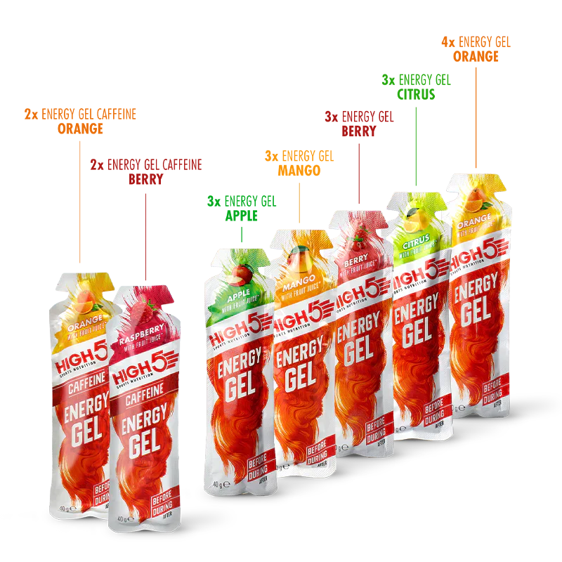 High5 Energigel Mixed Flavors box (20x40g) Datovare