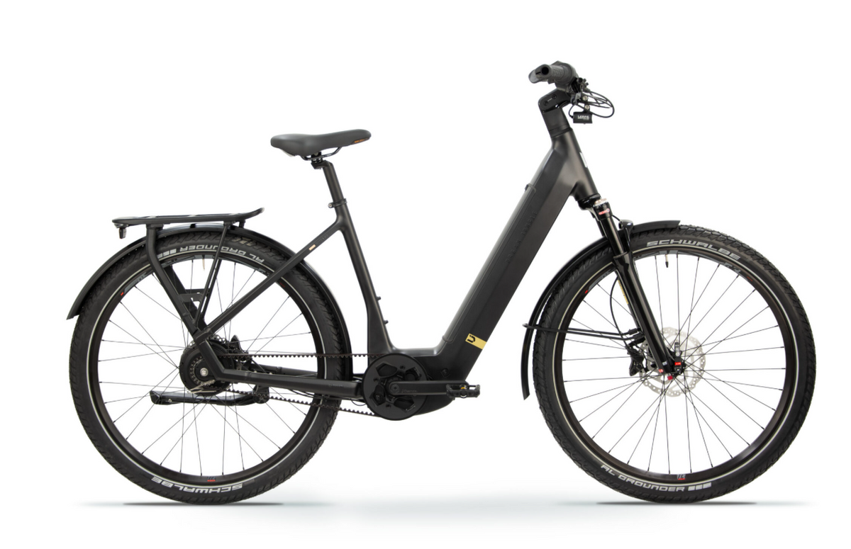 Urban Jungle Ginza 2.0 elcykel Wave Raven Black Matt