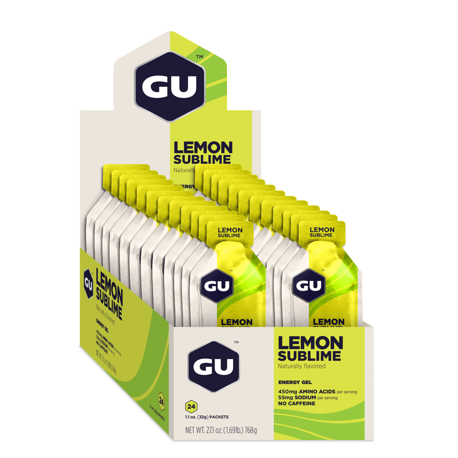GU Energy Energigel Lemon Sublime(32g) 288 stk. MASTER