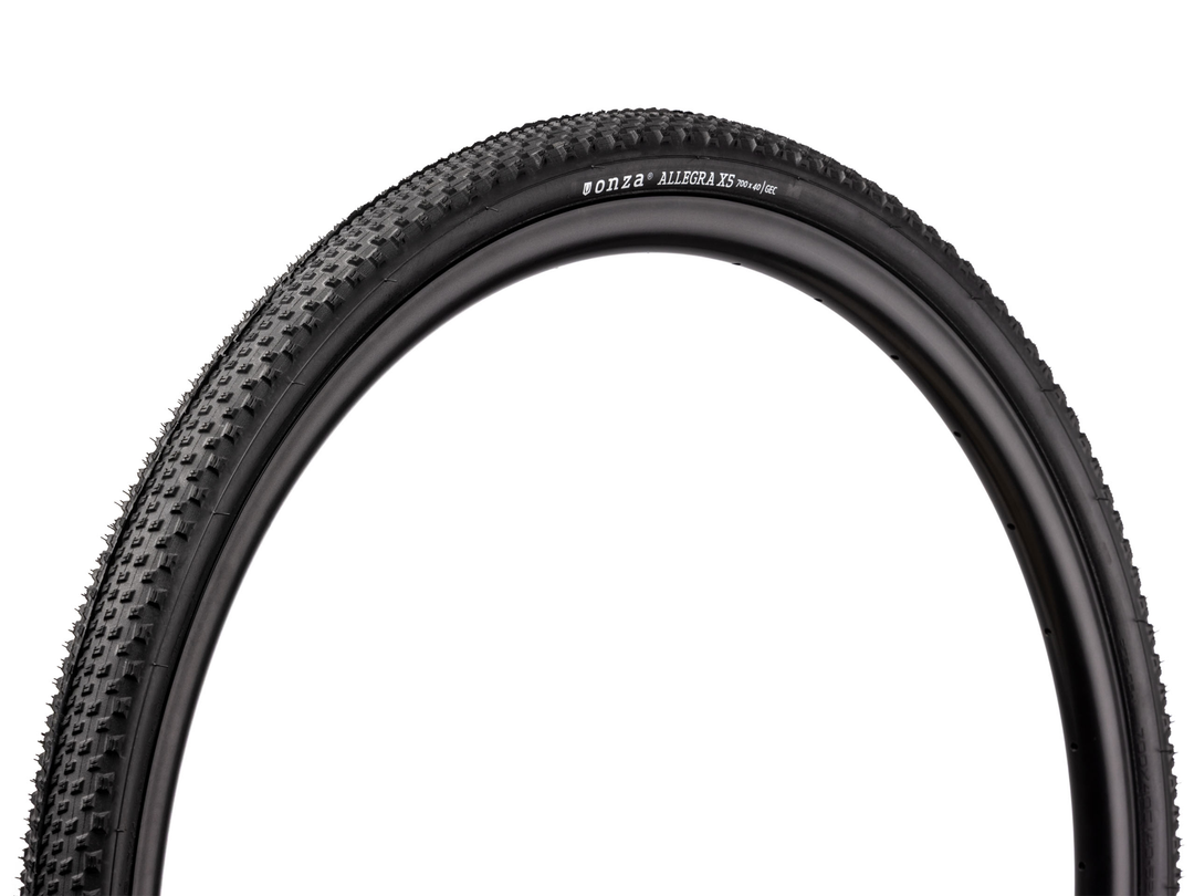 ONZA Allegra X5 Black 700x50C 610g Gravel foldedæk