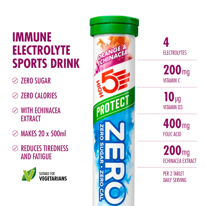 High5 ZERO Elektrolyttabs Orange & Echinacea (20 tabs)
