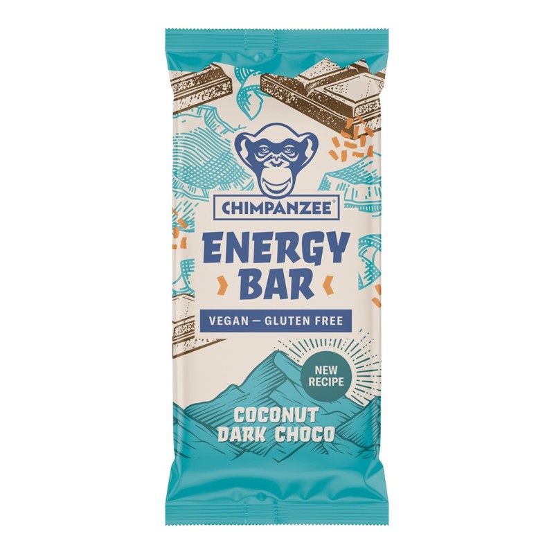Chimpanzee Energibar Coconut & Dark Chocolate 55 g (15 stk.)