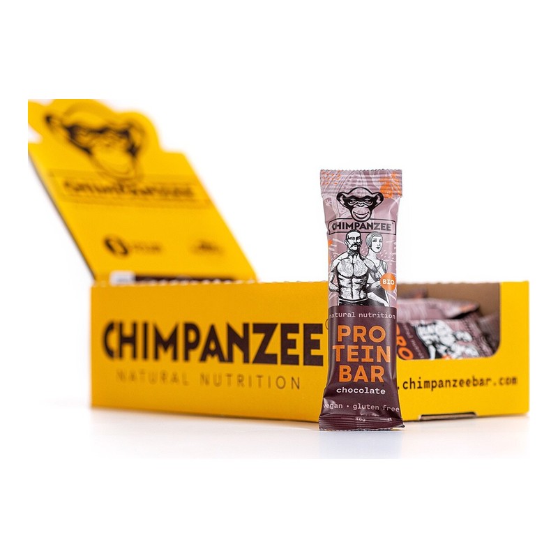 Chimpanzee Økologisk proteinbar Chocolate 45 g (20 stk.)