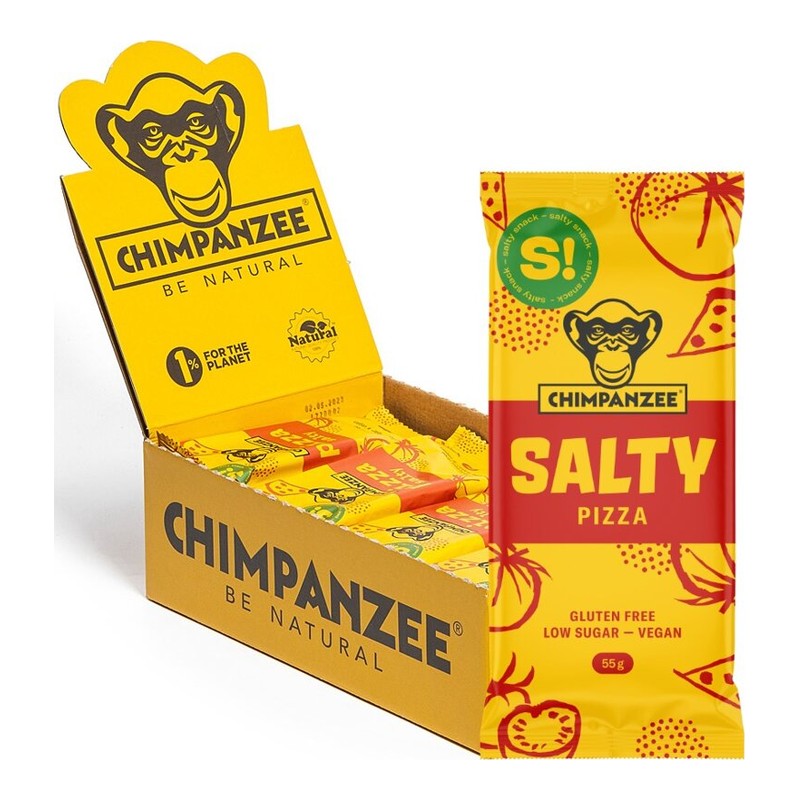 Chimpanzee Salty Bar Pizza 55 g (15 stk.)