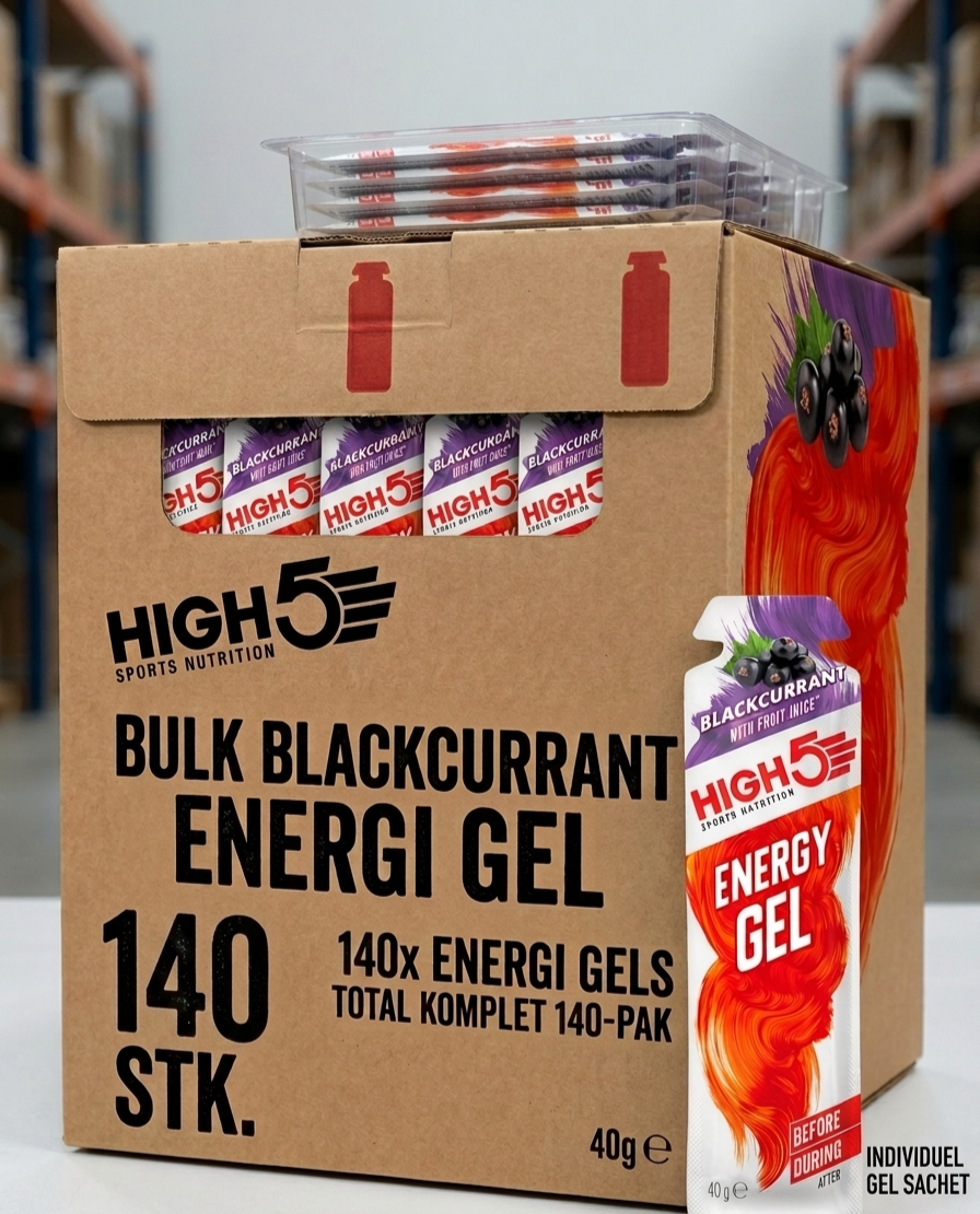 High5 Energigel Blackcurrant 40 g x 140 stk. DATOVARE kasse