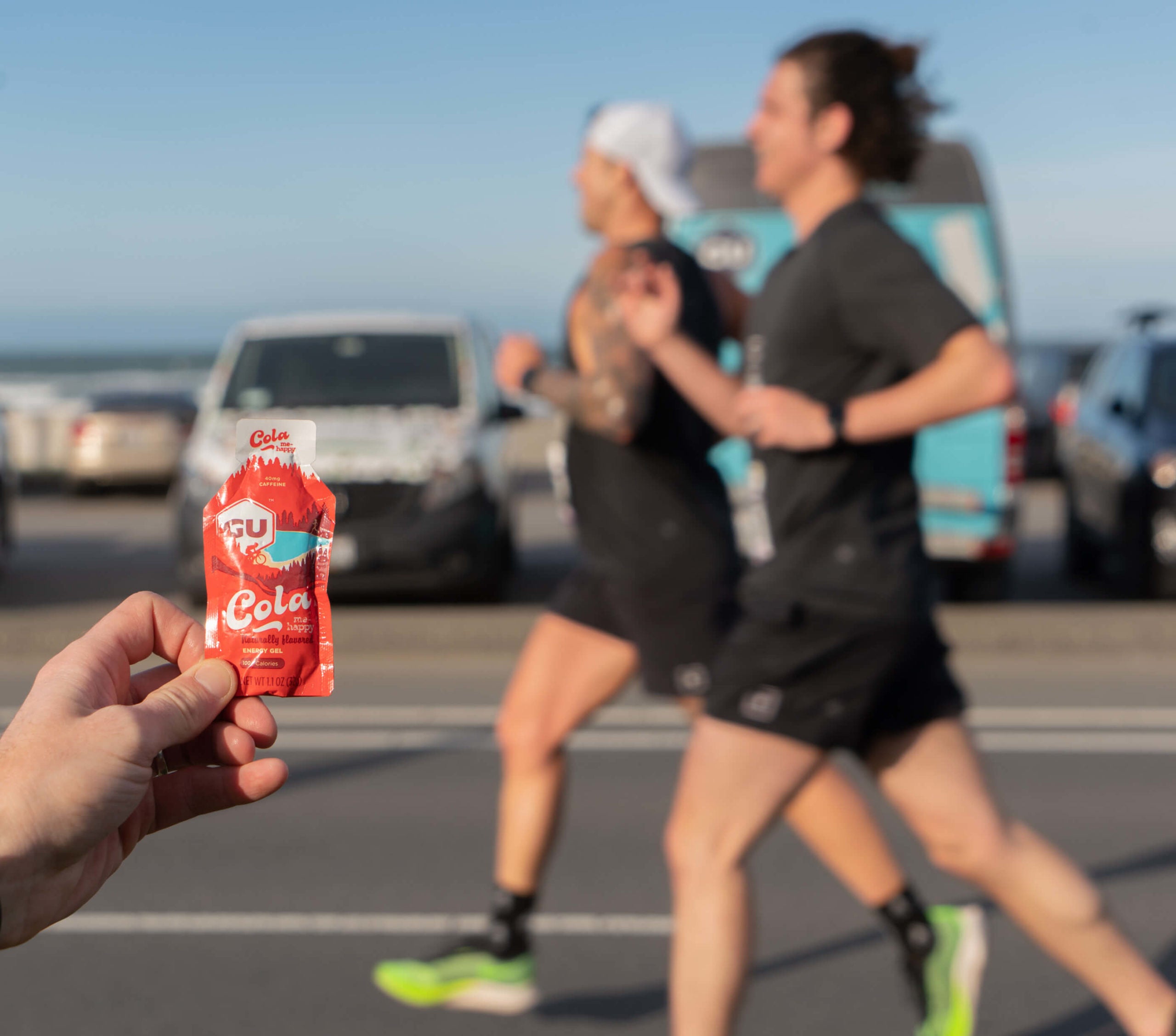 GU Energy Energigel Cola Me Happy med koffein 32g DATOVARE