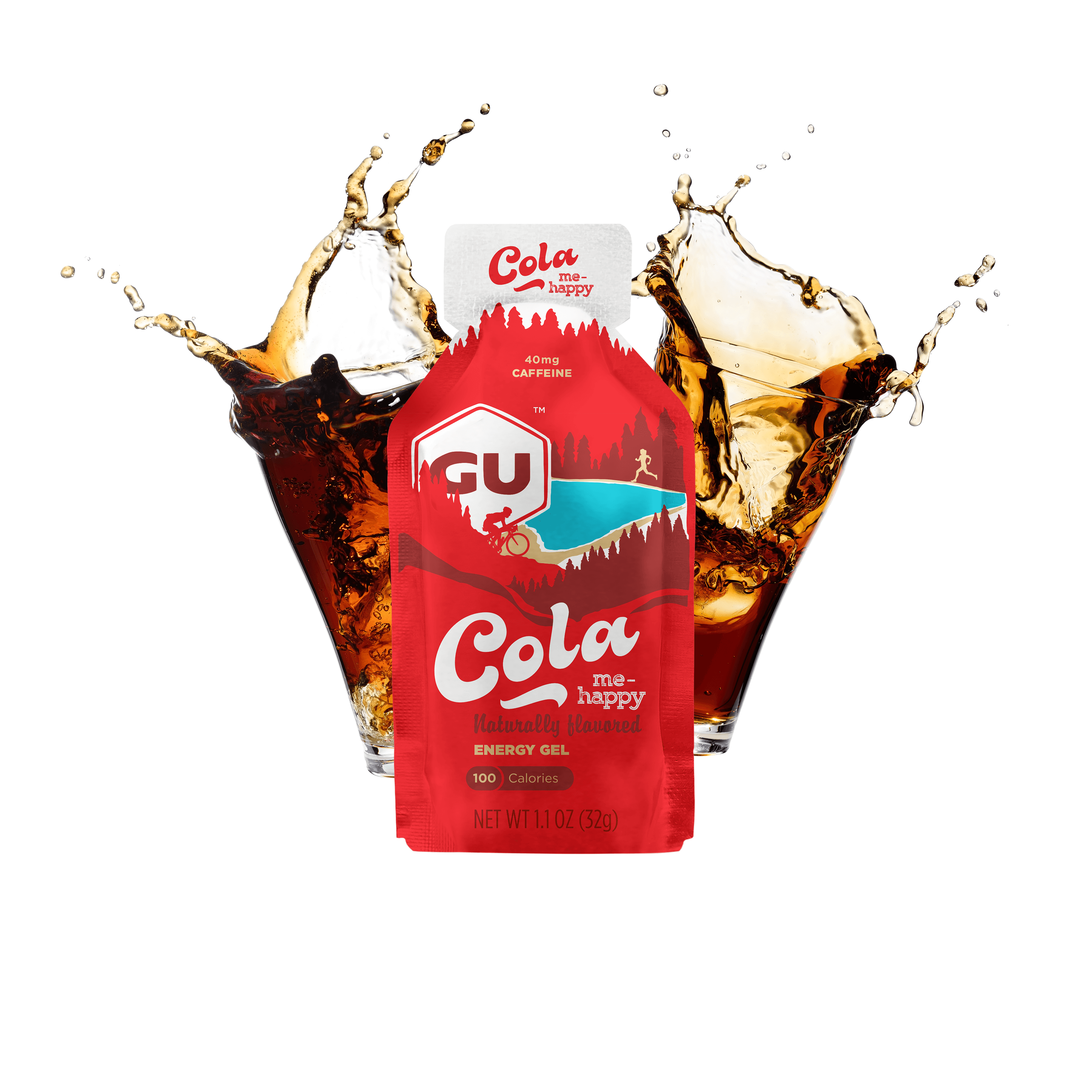 GU Energy Energigel Cola Me Happy med koffein 32g DATOVARE
