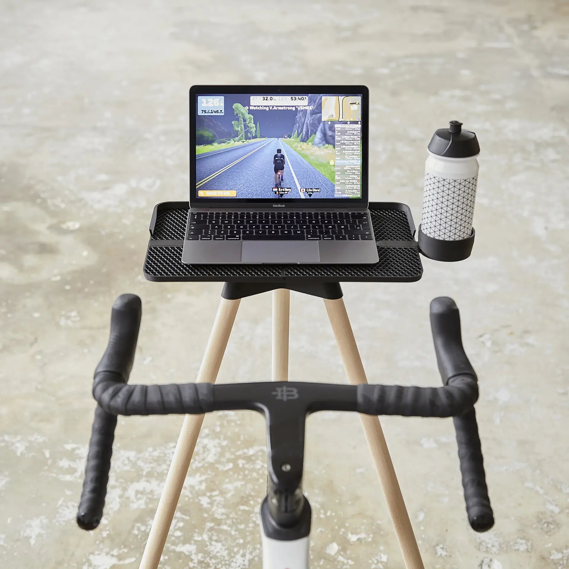 Tons Studio  Laptop Race Table Natural Oak
