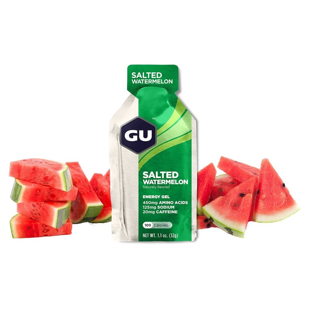 GU Energy Energigel Salted Watermelon med koffein 32g DATOVARE